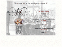 Tablet Screenshot of musique-ancienne.fr
